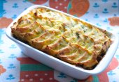 Запеканка с мясом и сыром