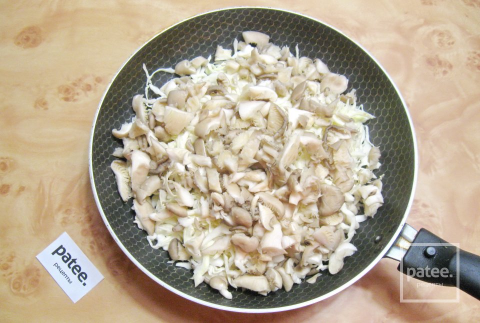 Калач с капустой и грибами - Шаг 3