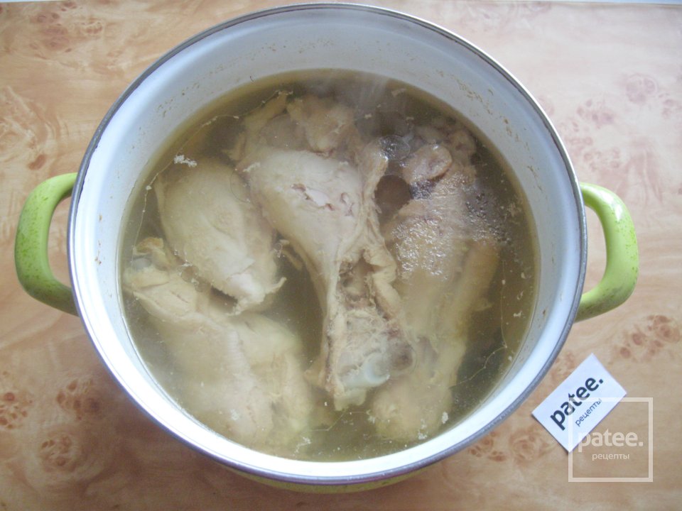 Заливное из индейки с грибами - Шаг 6