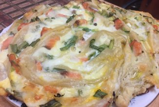 Пирог с лососем