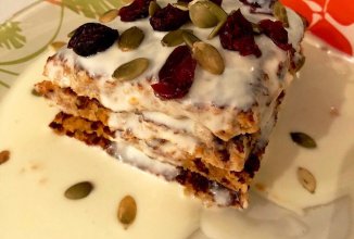 Полезный морковный торт на сковородке