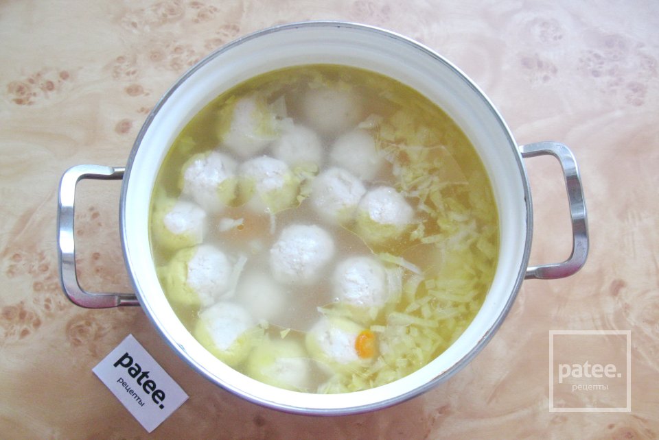 Суп с фрикадельками и лапшой - Шаг 8