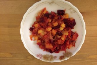 Детское рагу «горячий винегрет» в мультиварке