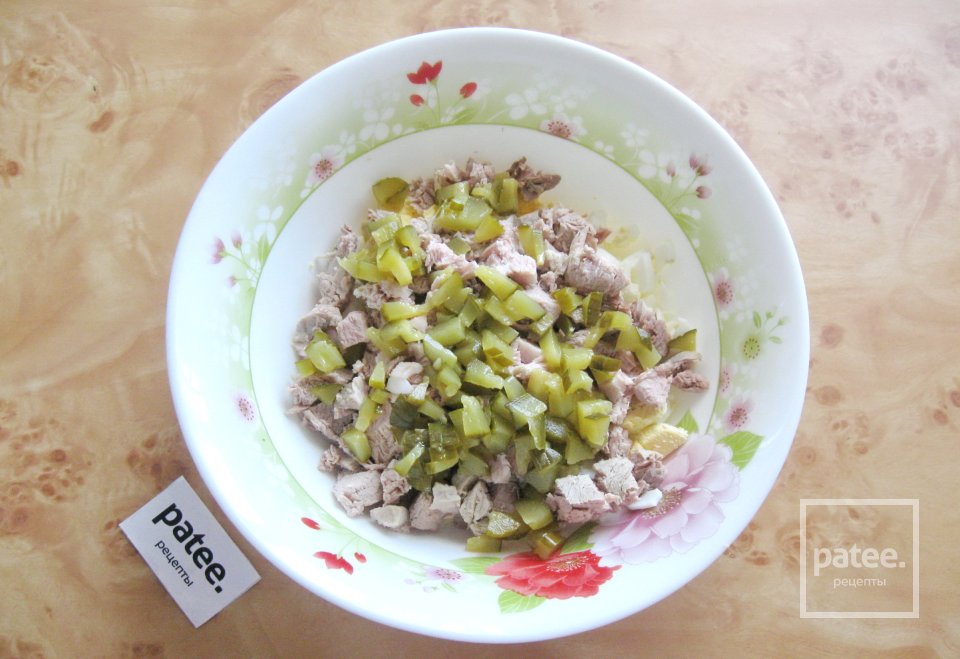 Салат из свинины с сыром - Шаг 5