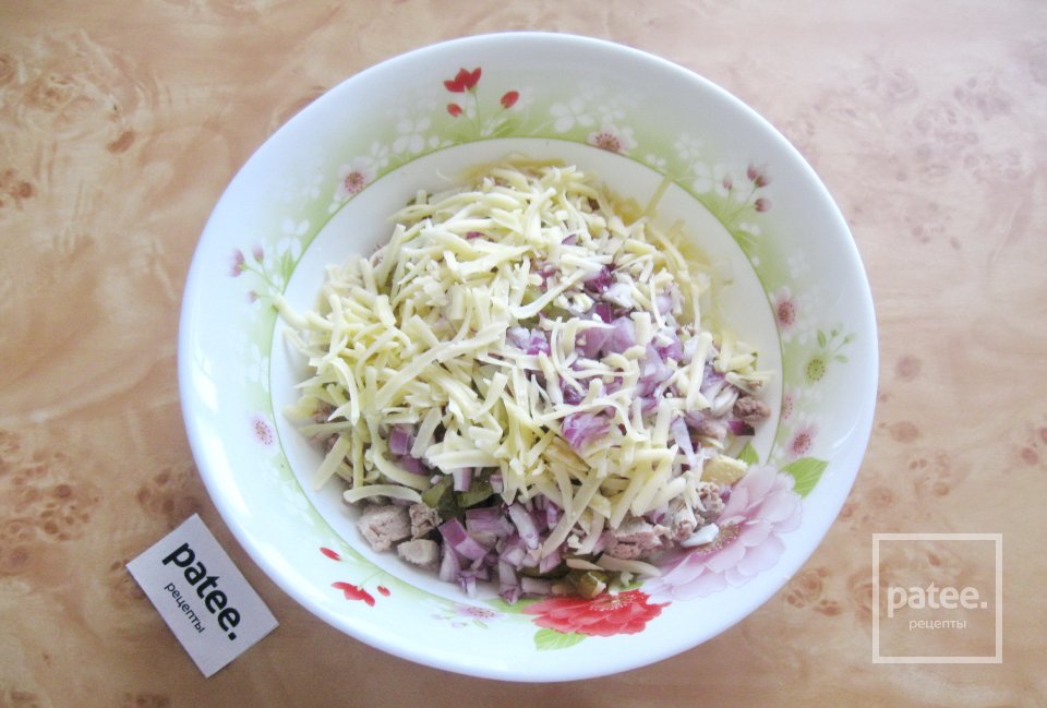 Салат из свинины с сыром - Шаг 7