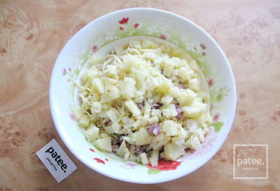 Салат из свинины с сыром - Шаг 8