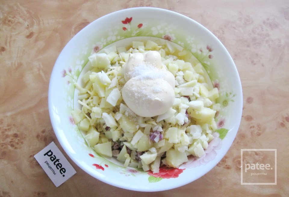 Салат из свинины с сыром - Шаг 10