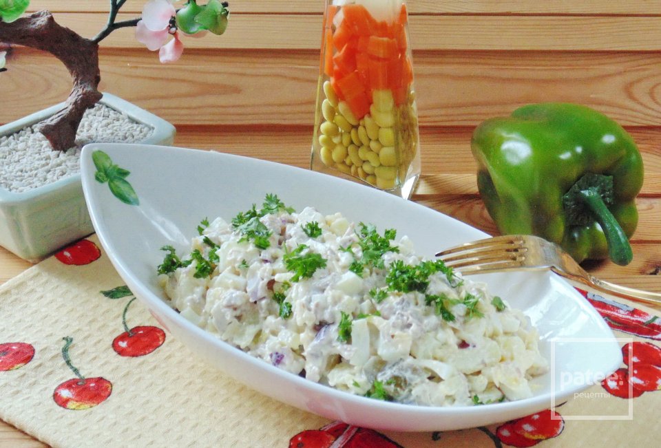 Салат из свинины с сыром - Шаг 13