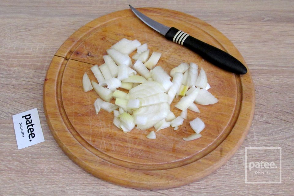 Салат с печенью и грибами - Шаг 4