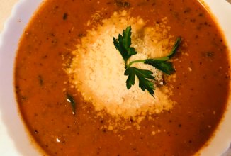 Суп Харчо с тёртым сыром Джюгас