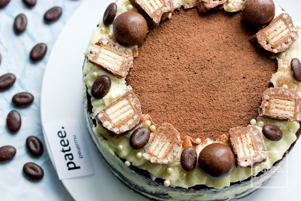 Шоколадный торт с вишней и маскарпоне - Шаг 33