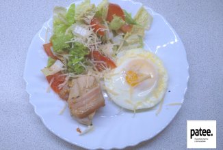 Яичница-глазунья в микроволновке