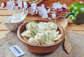 Пельмени с курицей и свининой