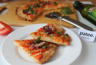 Пицца на бездрожжевом тесте на майонезе