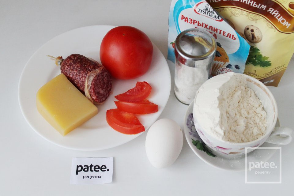 Пицца на бездрожжевом тесте на майонезе - Шаг 1