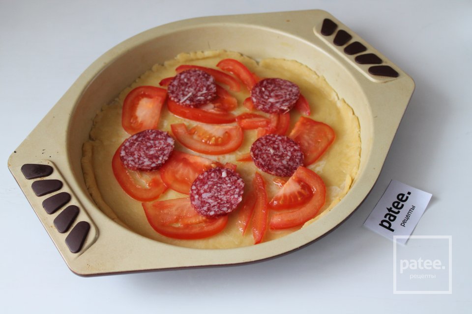 Пицца на бездрожжевом тесте на майонезе - Шаг 13