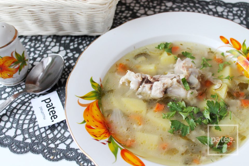 Куриный суп с перловкой - Шаг 18