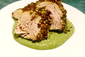 Соус из зелёного горошка