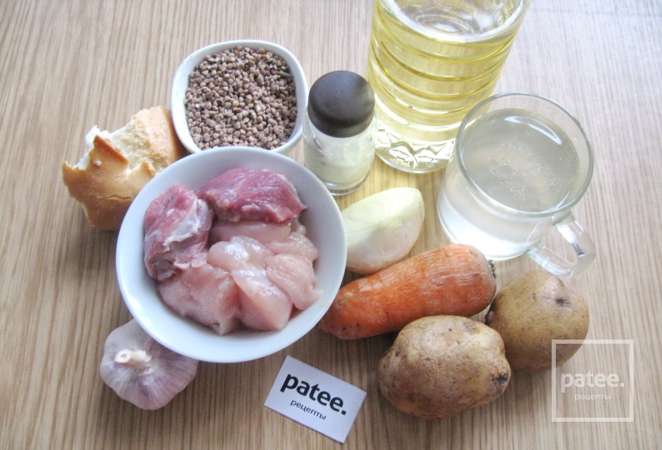 Суп с фрикадельками и гречкой - Шаг 1