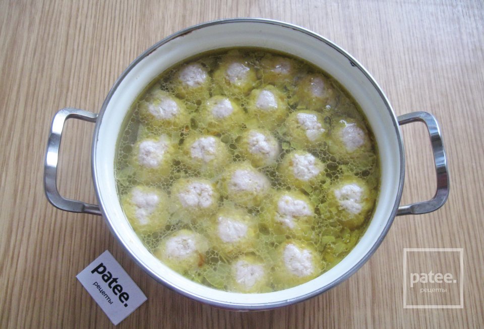 Суп с фрикадельками и гречкой - Шаг 14