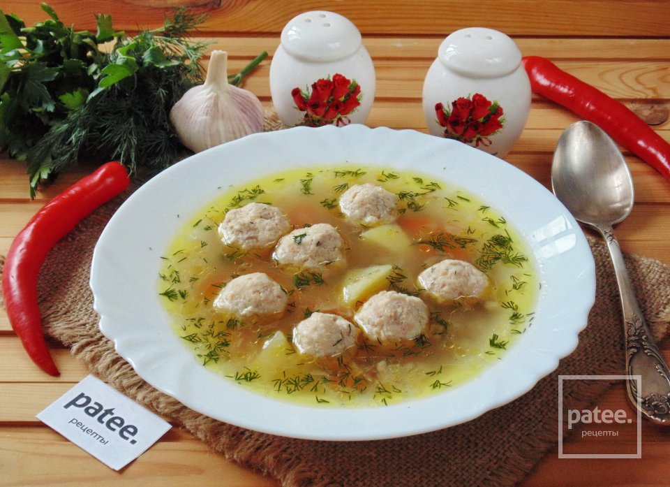 Суп с фрикадельками и гречкой - Шаг 16