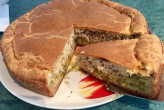 Мамин заливной рыбный пирог