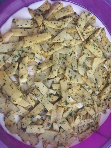 Мамин заливной рыбный пирог - Шаг 4