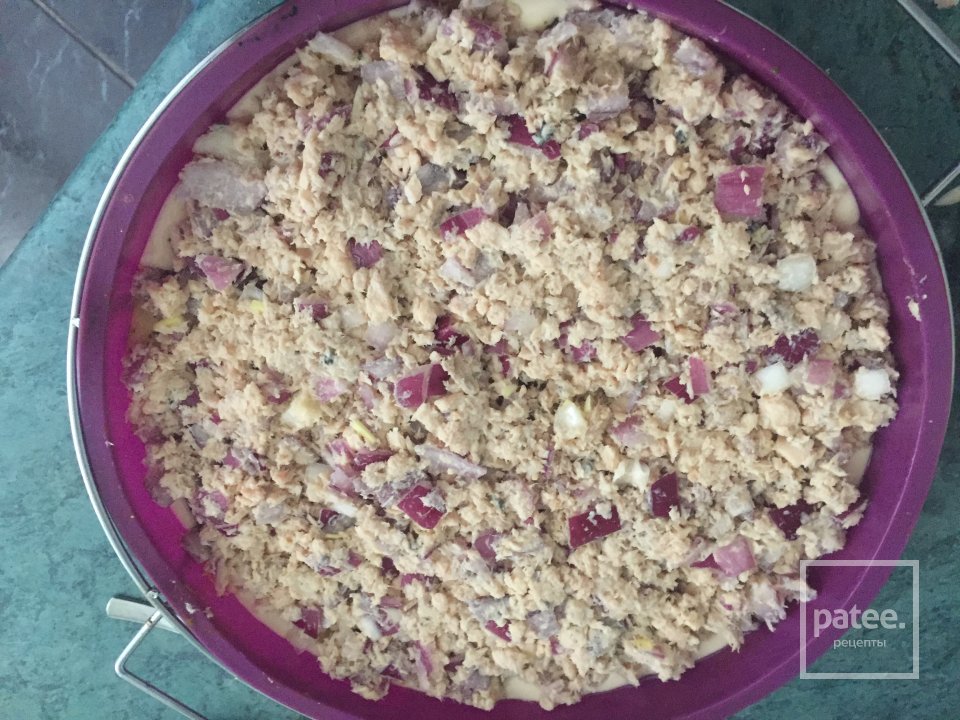 Мамин заливной рыбный пирог - Шаг 5