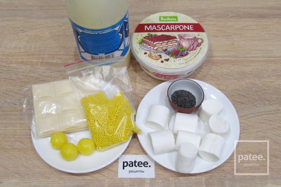 Лимонный торт с маком, лимонным курдом и кремом из маскарпоне - Шаг 3