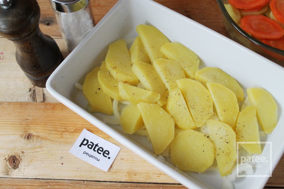 Судак с картофелем в духовке, запеченный со сметаной - Шаг 13