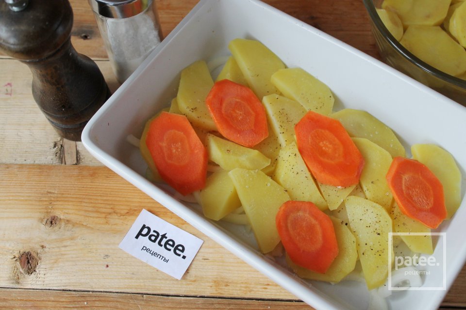 Судак с картофелем в духовке, запеченный со сметаной - Шаг 14