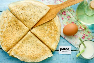 Тонкие блины с дырочками