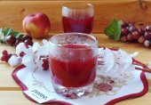 Кисель из черной смородины и брусники
