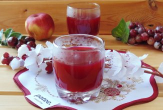 Кисель из черной смородины и брусники