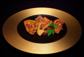 Икра налима с овощами