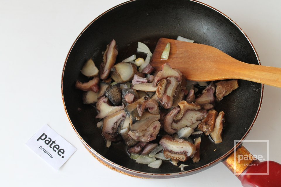 Грибной суп с курицей и вермишелью - Шаг 6