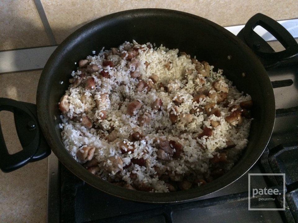Рис с Мясом - Шаг 3