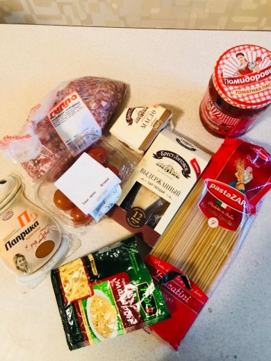 Спагетти Болоньезе - Шаг 1