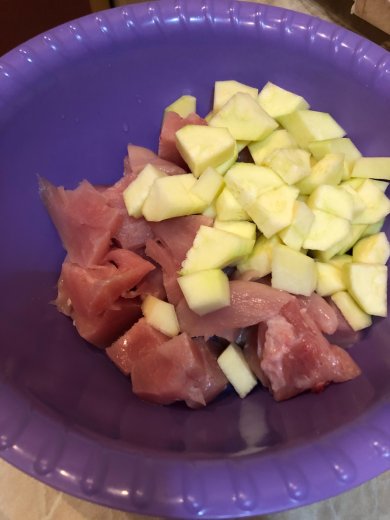 Куриная грудка с овощами в духовке - Шаг 2