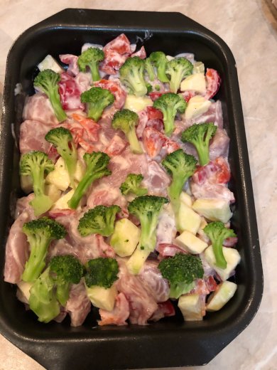 Куриная грудка с овощами в духовке - Шаг 6