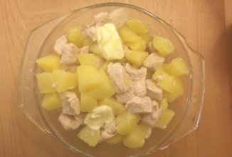 Тушеная картошка с мясом