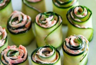 Ролл из огурца