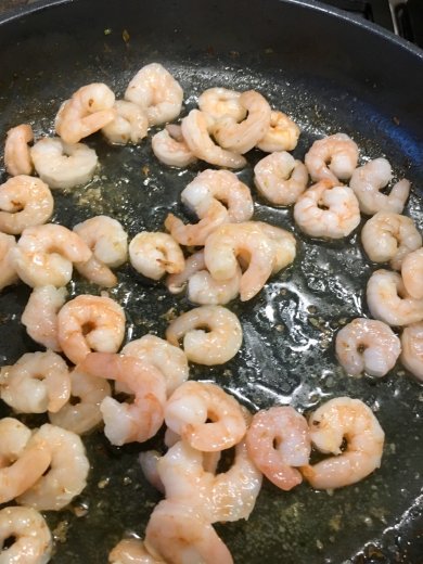 Паэлья 🥘 «Барса» с кальмарами, гребешками и креветками . - Шаг 10