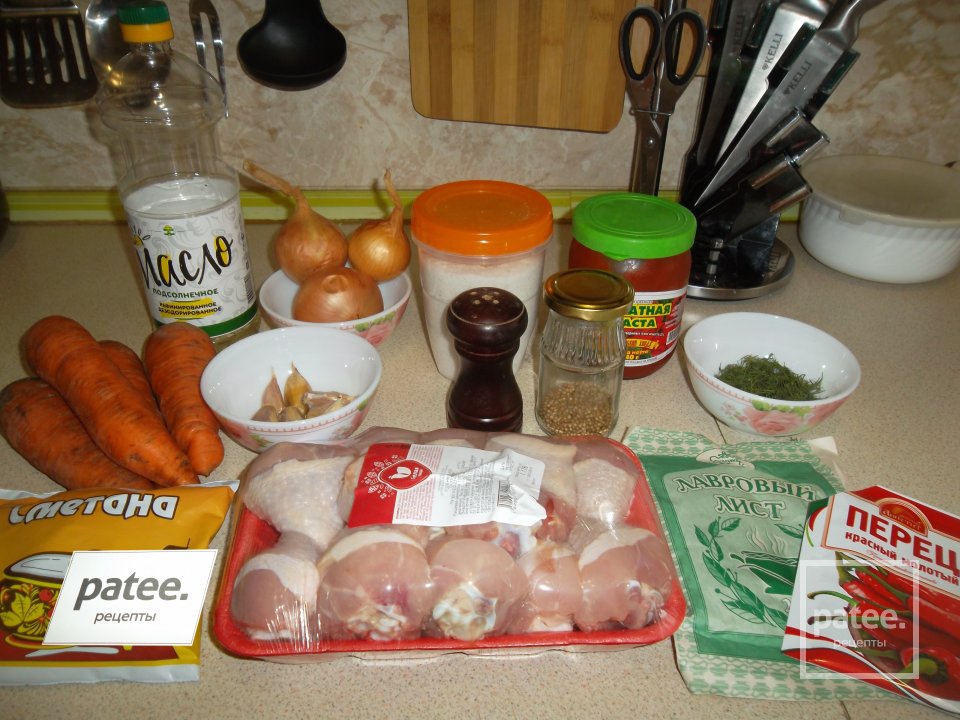 Курица по-корейски - Шаг 1