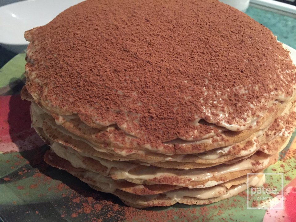 Блинный торт Тирамису - Шаг 5