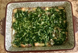 Запеканка из красной рыбы