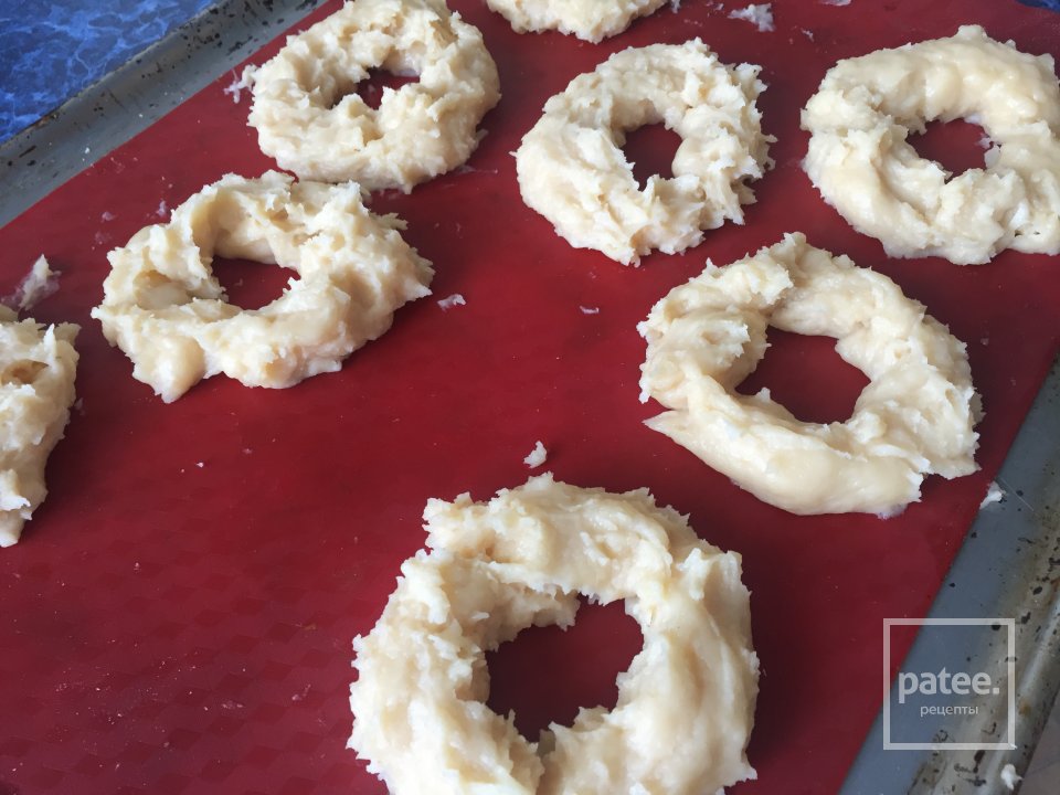 Заварные кольца с кремом из маскарпоне - Шаг 4