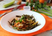Жареный картофель с папоротником