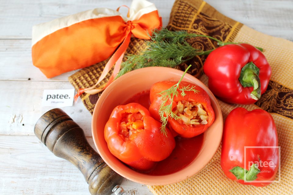Перец фаршированный овощами - Шаг 18