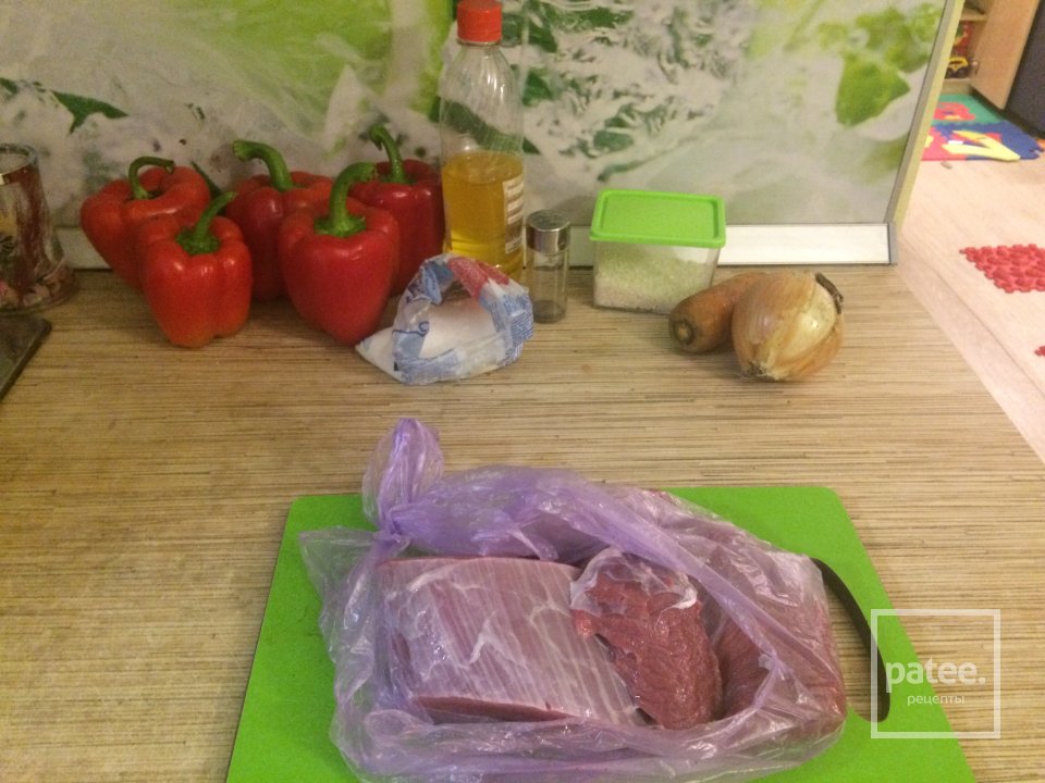 Заготовка замороженных фаршированных перцев - Шаг 1